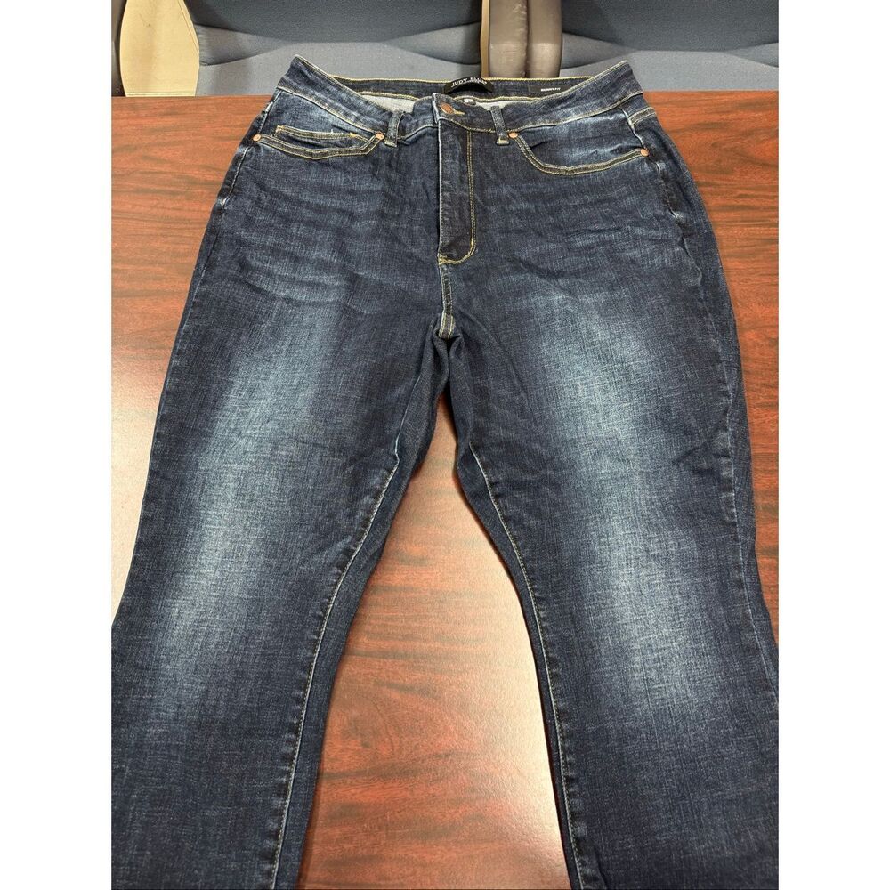 Judy Blue Williamsburg High Rise Tummy Control Skinny Fit Denim Jeans Size 16W - Picture 2 of 10